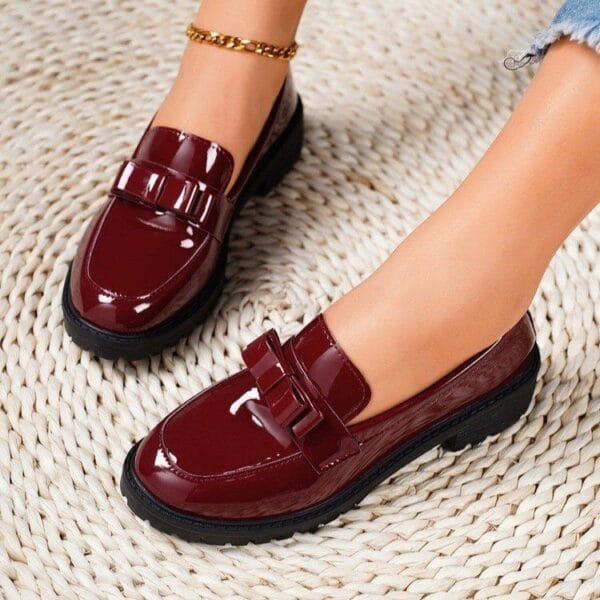 BRIGHT LEATHER LACQUER LOAFERS - Image 3