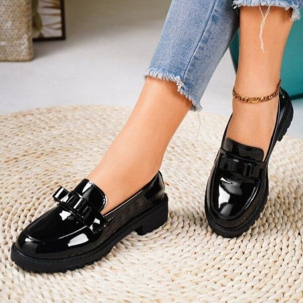 BRIGHT LEATHER LACQUER LOAFERS - Image 5